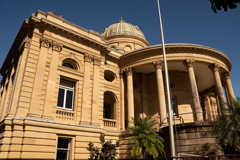 Historic Customs House heritage building in Rockhampton