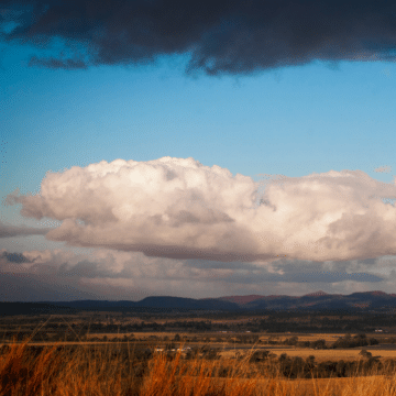 Storm brewing over the Scenic Rim Queensland